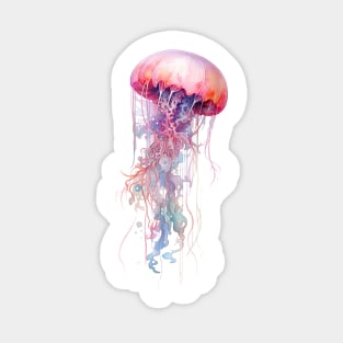 Watercolor Jellyfish Sticker